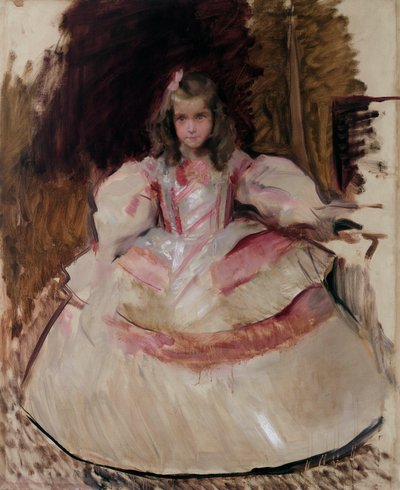 The Girl Maria Figueroa Dressed as a Menina by Joaquín Sorolla